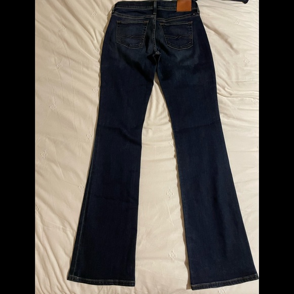 Lucky Brand Sweet Boot jeans, Size 0/25, Dark Blue Wash - Picture 2 of 4